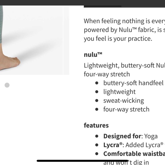 Lululemon Align , Super HR waist, Mini Heathered Heiringbone size 4, 28”length, - Picture 7 of 11